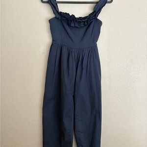 Showpo Navy Wide-Leg Jumpsuit – Size 2 (US)